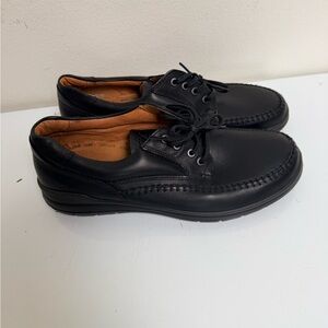 ECCO Men's Black Leather Shoes Ecco Seawalker Size 44